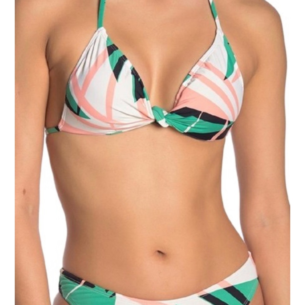Bikini Lab “Sonic Boom” Palm Print Bikini Set (Top + Bottoms)